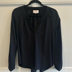XIRENA Black Blouse, Size XS